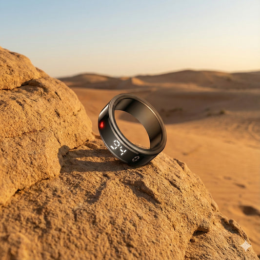 2025 Smart Ring with Display Screen and Touch, Wireless Charging, Health Manager, 5 ATM Waterproof For Men Women Rings R12 R11