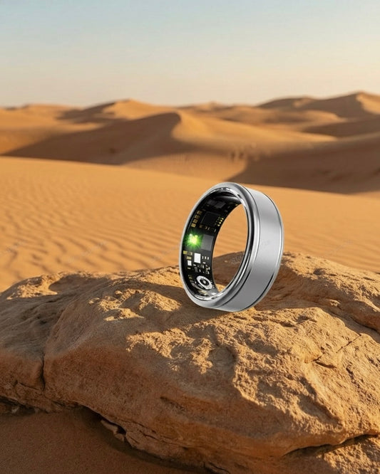 2025 New Smart Ring Men Women, Heart Rate and Blood Oxygen Monitor Smartring IP68 & 5ATM Waterproof, Multi-sport Mode Rings Man